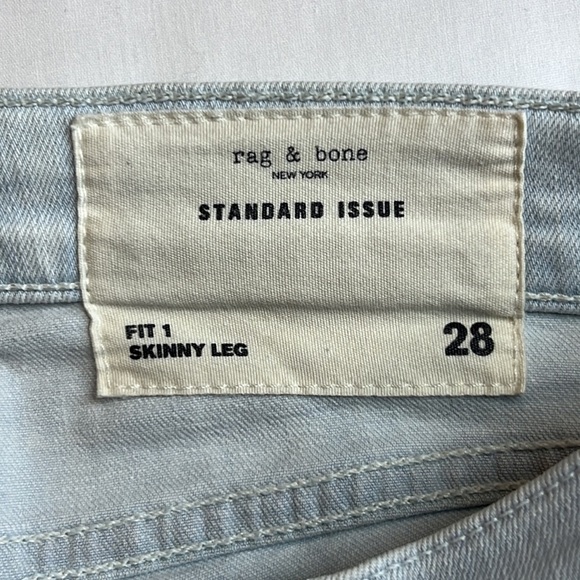 Rag and bone standard issue fit 1 skinny buttonFly Size 28 - Picture 6 of 12